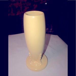 Vintage Fiesta Ivory Bud Vase